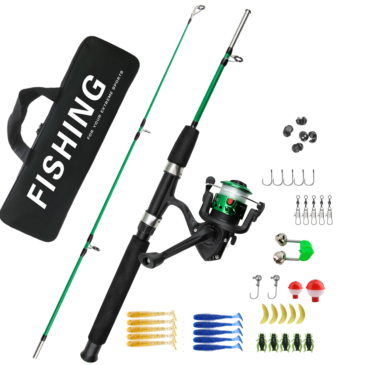 ชุดคันเบ็ดตกปลาน้ำแข็ง 2 ท่อน  - Fishing Rod Ice บทวิจารณ์และราคา