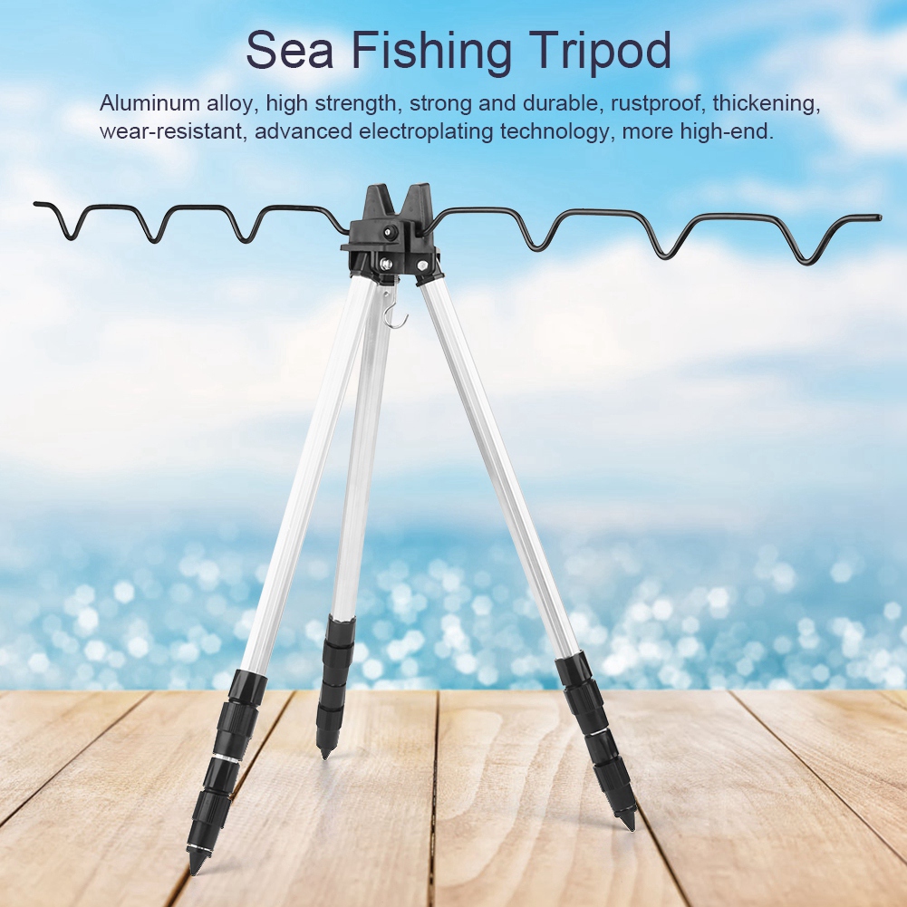ขาตั้งคันเบ็ดตกปลาแบบสามขาอเนก - Fishing Rod Casting บทวิจารณ์และราคา