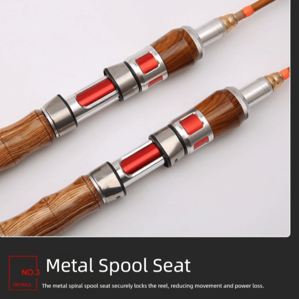 คุณภาพสูง 4 ส่วน SPINNING Fish - Fishing Rod Carbon Fiber บทวิจารณ์และราคา