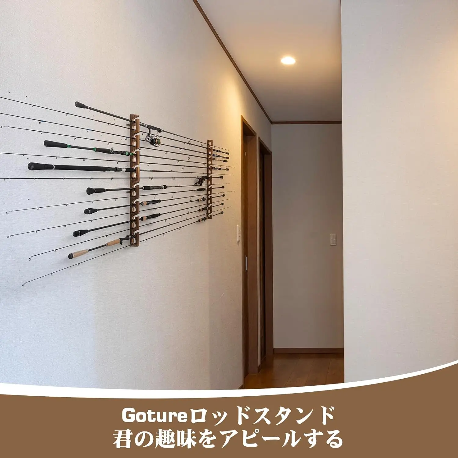 ที่แขวนคันเบ็ดตกปลา Goture แบบ - Fishing Rod Rack บทวิจารณ์และราคา
