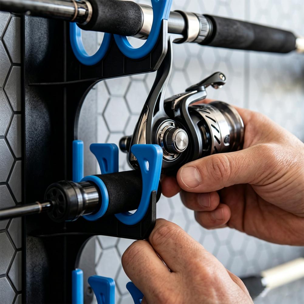 ที่แขวนคันเบ็ดติดผนัง ชุดที่แข - Fishing Rod Rack บทวิจารณ์และราคา