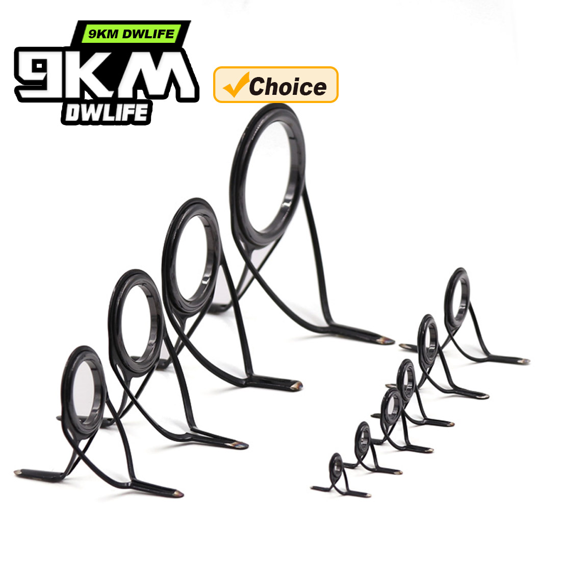 ชุดอุปกรณ์นำสายเบ็ดแบบโค้ง 9KM - Fishing Rod Casting บทวิจารณ์และราคา