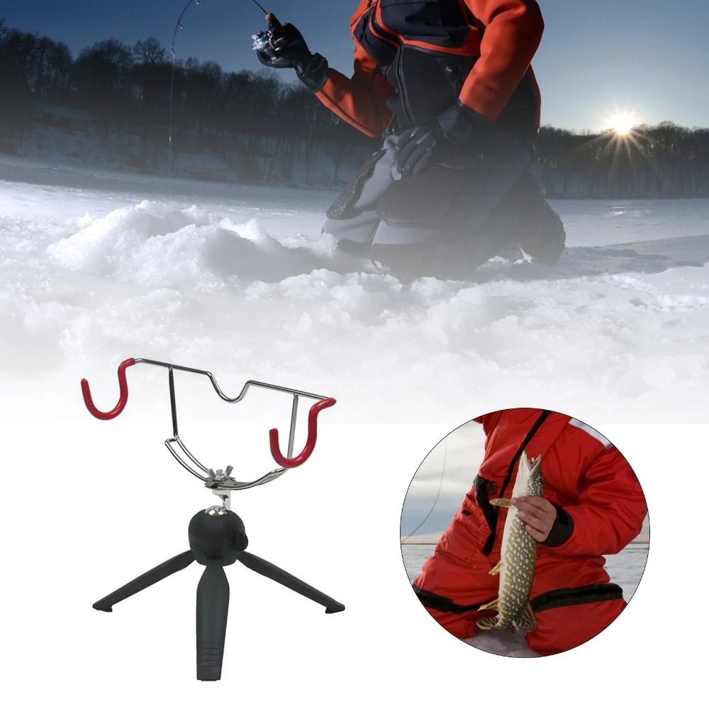 360 °   ที่วางคันเบ็ดตกปลาน้ำแ - Fishing Rod Ice บทวิจารณ์และราคา