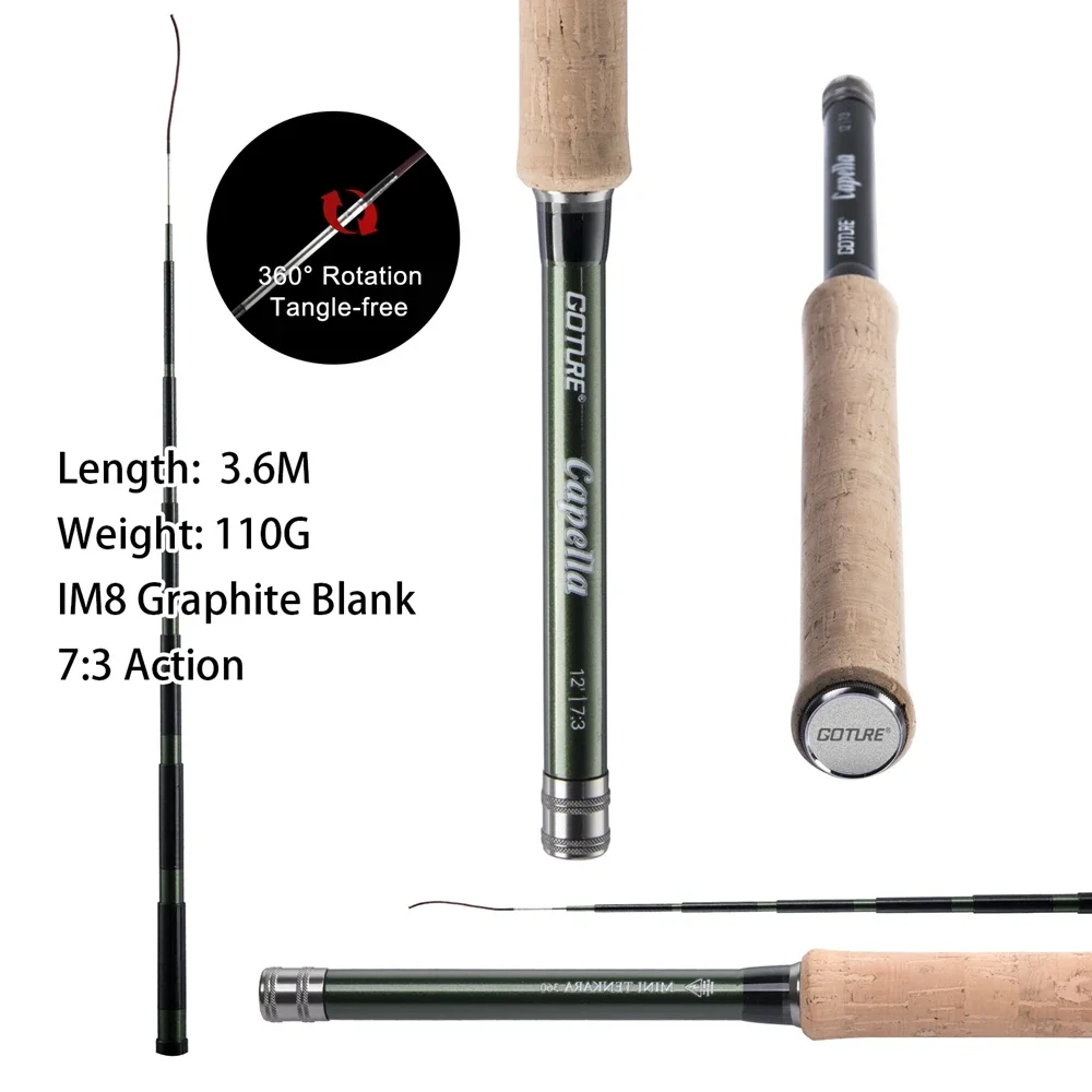 ชุดคันเบ็ดตกปลาแบบเท็นคาร่า Go - Fishing Rod Combo บทวิจารณ์และราคา